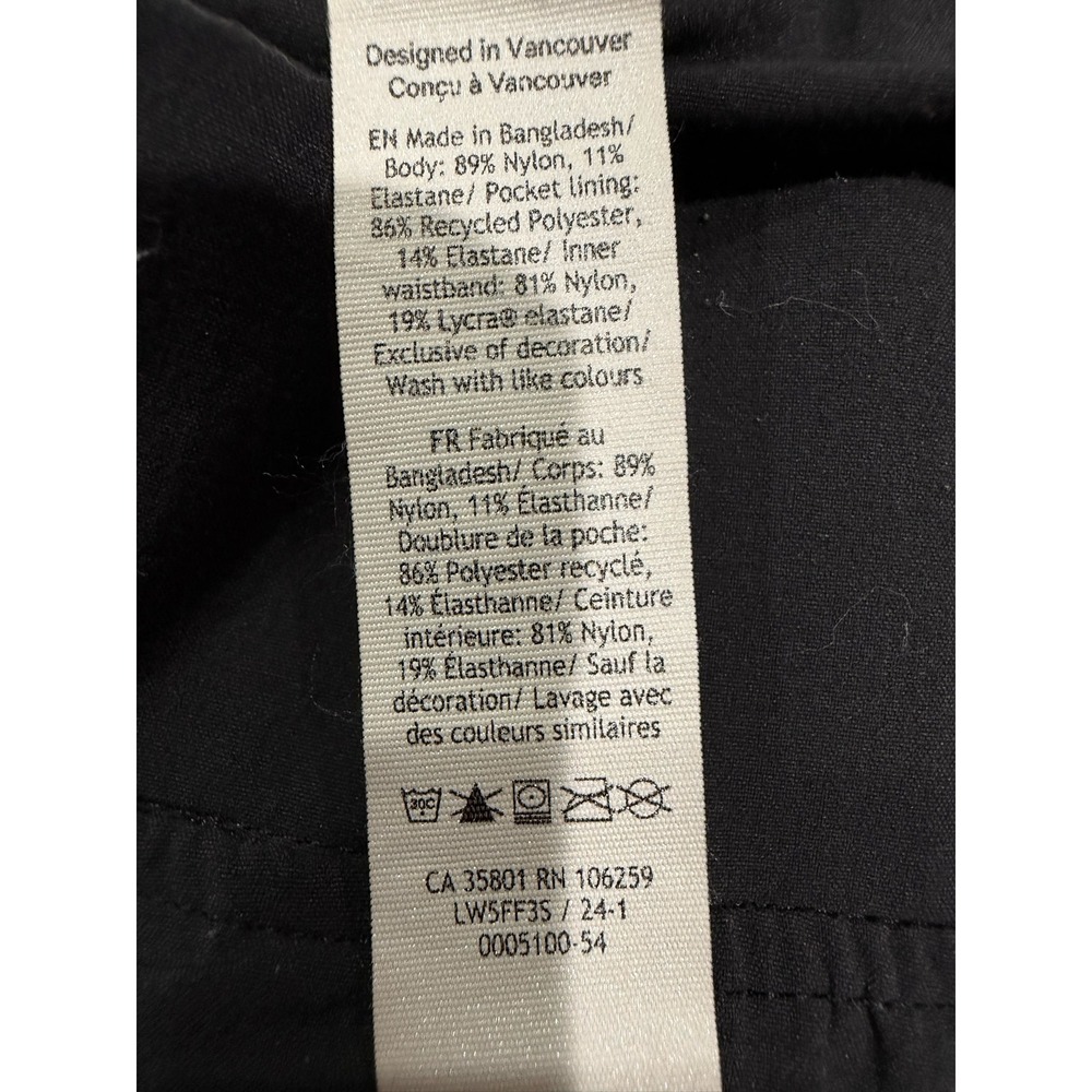 Lululemon Stretch Woven Wide Leg High Rise Pants Black LW5FF3S Size M - Picture 5 of 9